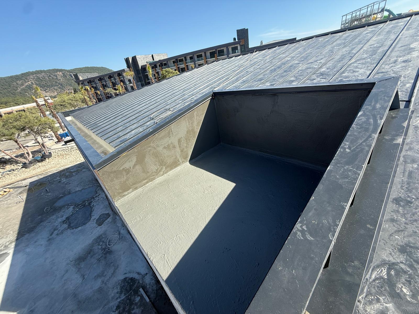 TERAS ÇİMENTO AKRİLİK ESASLI SÜRME YALITIM UYGULAMASI